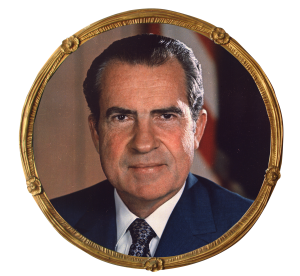 Nixon in mirror